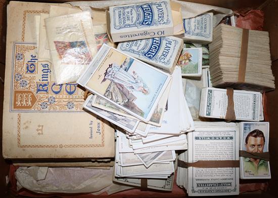 Mixed ephemera, photos, cigarette cards etc